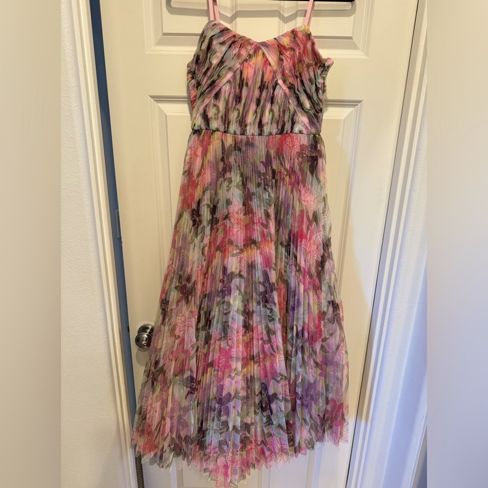 NWT Hutch pleated gown